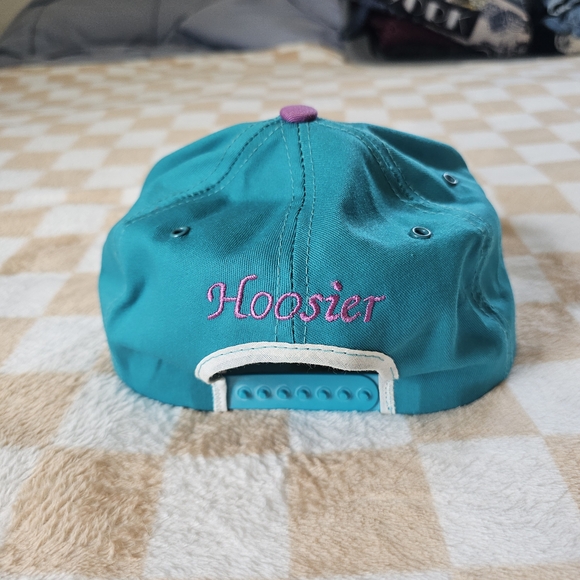 Hoosier Racing Tire Teal and Purple Adjustable Cap - Picture 2 of 4